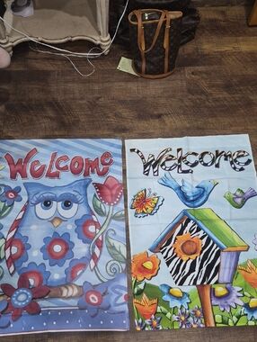 Welcome Garden House Flags Lot For Spring Summer Cottagecore